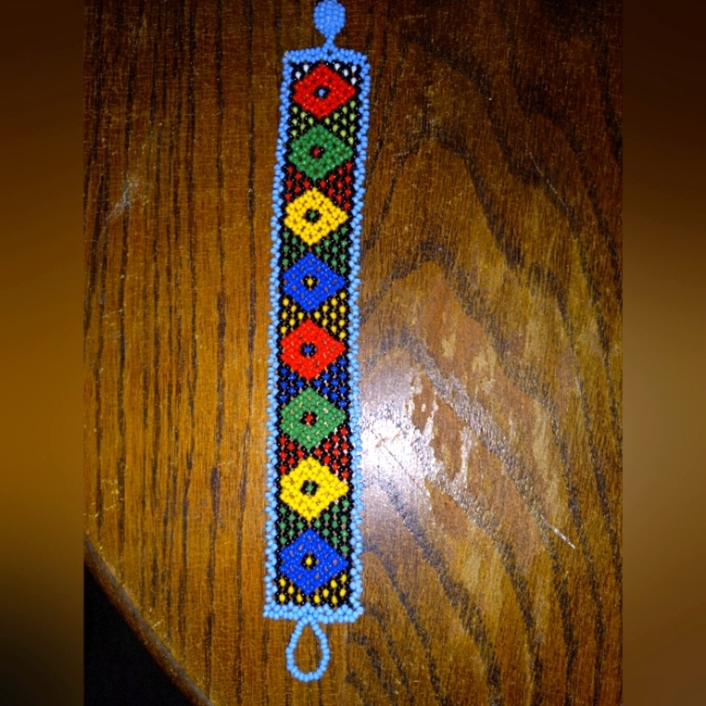 African beaded bracelet